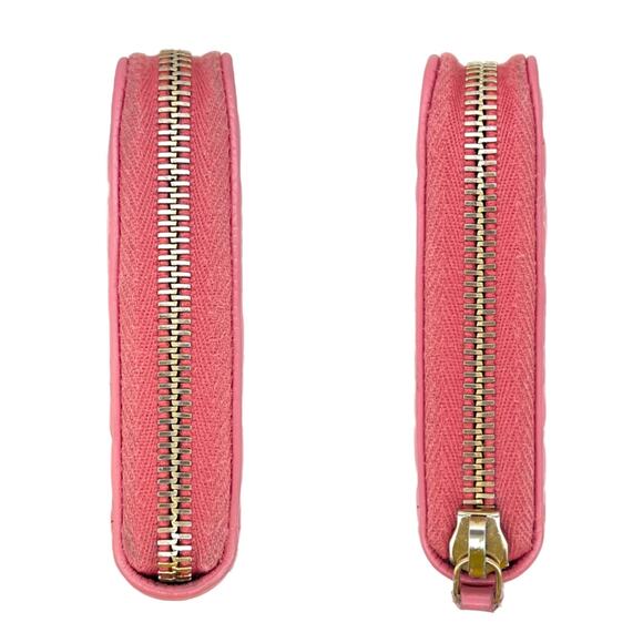 Chanel Camellia Caviar Leather Zip Around Wallet - Picture 4 of 8